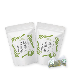 旬の茶葉ティーバッグ 抹茶入玄米茶 2袋セット