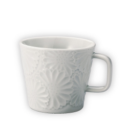 フローラルマグ　波佐見焼　