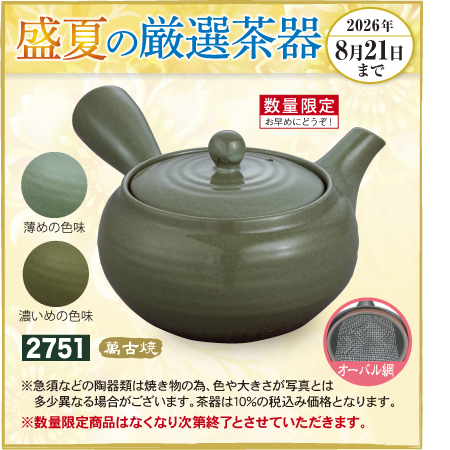 急須 風利休(かぜりきゅう)　萬古焼　オーバル網