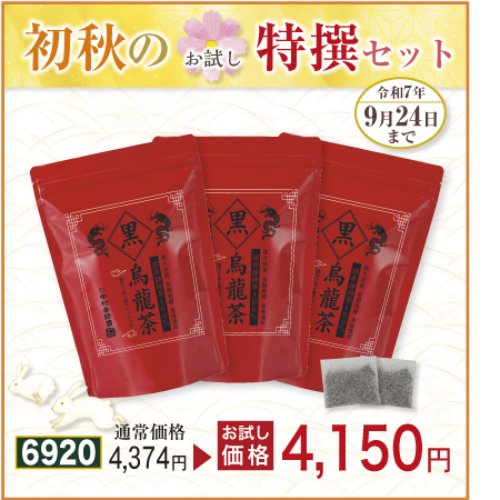 黒烏龍茶TB 3袋セット