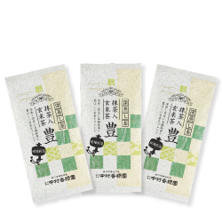 抹茶入玄米茶 豊 3本セット