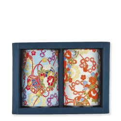 お祝い缶セット(青・白)