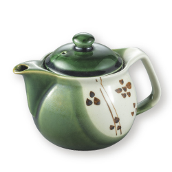 茶ポット 織部